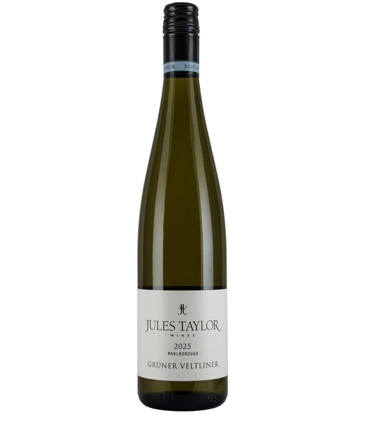 Jules Taylor Gruner Veltliner 2025 white wine bottle