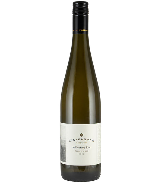 Kilikanoon Killerman's Run Pinot Gris 2022 white wine bottle from Clare Valley Australia fine wine