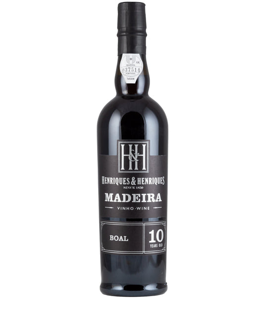 Henriques & Henriques Madeira 10 Year Old Boal Portuguese fortified wine bottle image