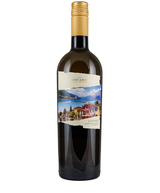 Mabis Biscardo Bianco di Custoza 2024 bottle with scenic label featuring fine Italian white wine from Veneto