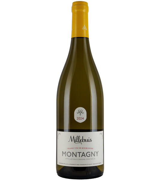 Montagny Blanc Millebuis Vignerons de Buxy 2024 white wine bottle