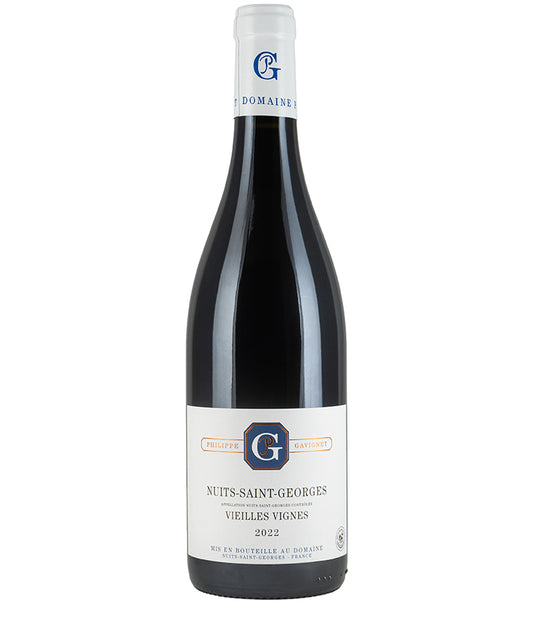 Domaine Philippe Gavignet Vielles Vignes Nuits-Saint-George 2022 fine red wine from Burgundy France