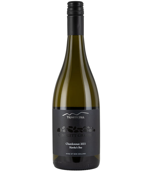 Trinity Hill Gimblett Gravels Chardonnay 2022 New Zealand white wine bottle image