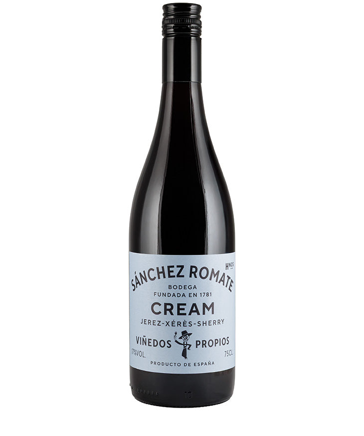 Romate Cream Sherry Spanish fortified wine from Jerez – wine bottle image