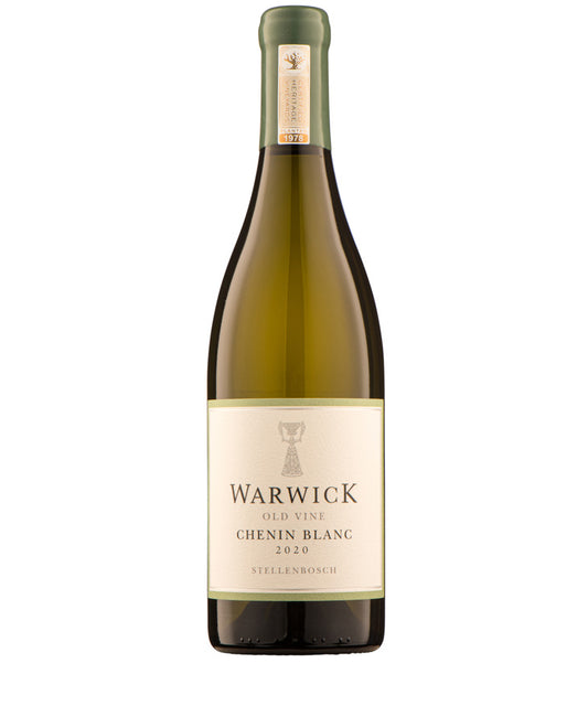 Warwick Old Vine Chenin Blanc 2022 white South African Stellenbosch wine bottle image