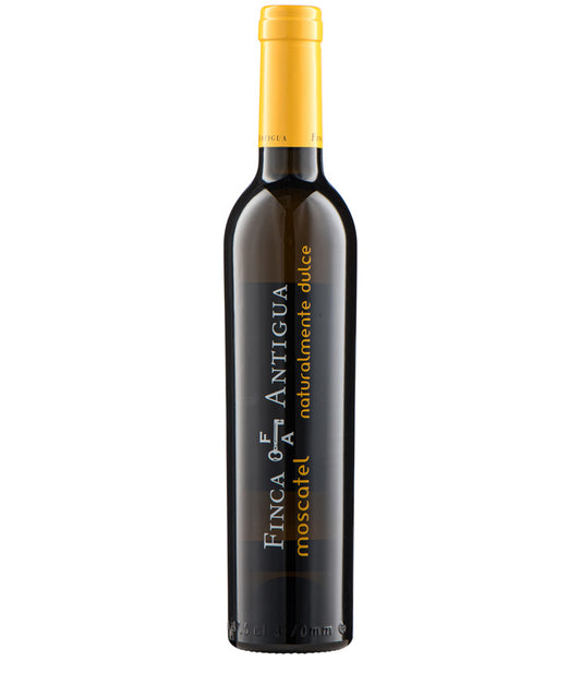 Finca Antigua Moscatel Naturalmente Dulce 2024 37.5cl Spanish white wine bottle image