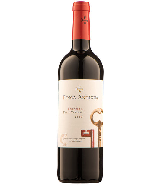Finca Antigua Petit Verdot Crianza 2020 red Spanish wine bottle image