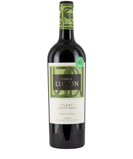 Finca Luzon Organic Monastrell Sin Sulfitos 2023 Spanish red organic wine – wine bottle image