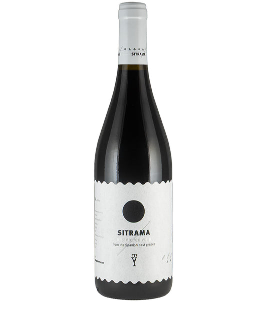 Sitrama Tempranillo Roble Eco Terra 2024 bottle of organic red wine from Castilla Y L Spain with low sulphite content
