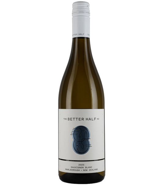 Jules Taylor Better Half Marlborough Sauvignon Blanc 2025 white wine bottle