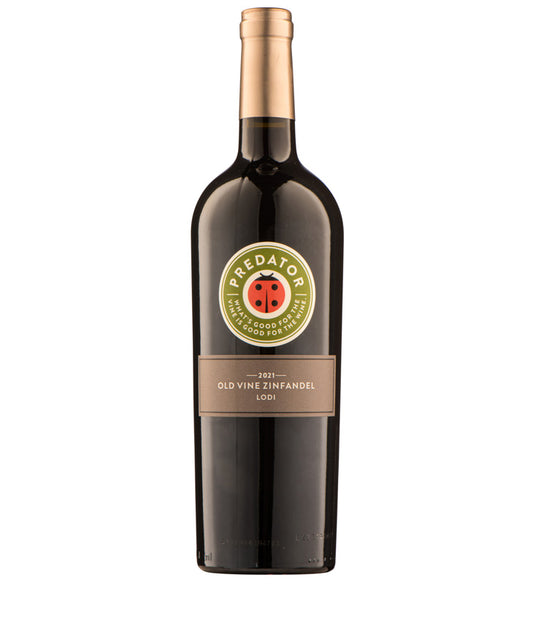 Predator Old Vine Zinfandel 2022 red wine from Lodi, California – wine bottle image