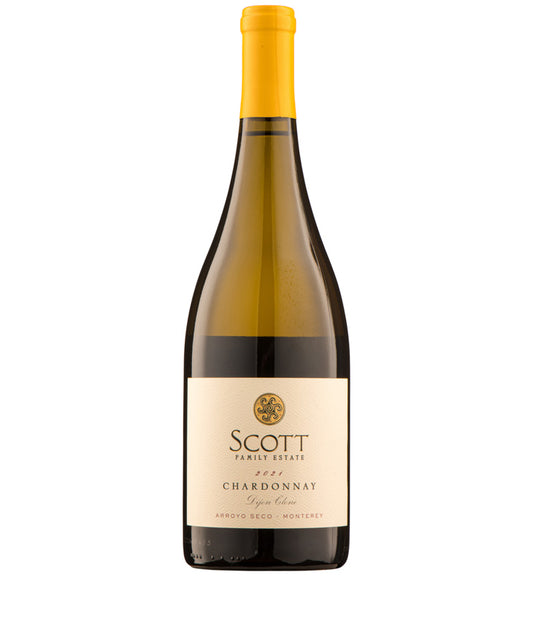 Scott Family Estate Arroyo Seco Chardonnay 2022 white California wine bottle image