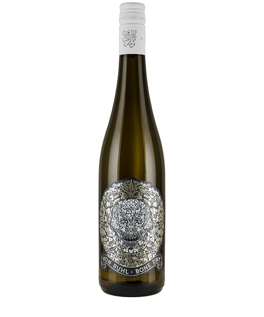 Weingut Reichsrat Von Buhl Bone Dry Riesling 2024 white wine bottle with decorative silver label