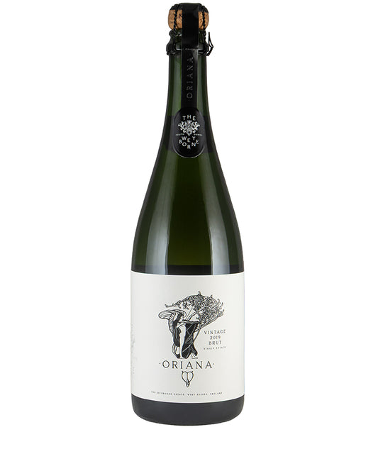 Weyborne Estate Oriana 2019 vintage fine wine bottle with elegant label and cork top closure