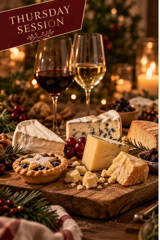 10.12.2026: "Very Merry Pairings" Christmas Cheese & Wine Tasting - Thursday Session