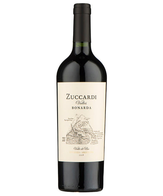 Zuccardi Valles Bonarda 2024 red Argentinian wine bottle image