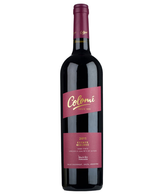 Colome Estate Malbec 2023 red Argentinian wine bottle image