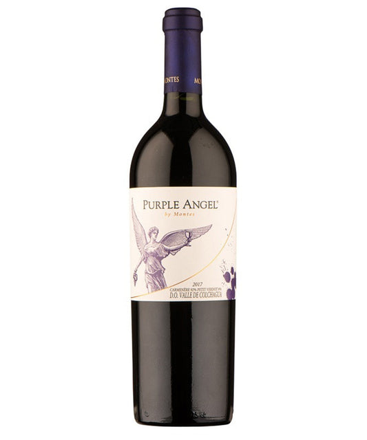 Montes Purple Angel 2021 red Chilean wine from Colchagua Valley – wine bottle image