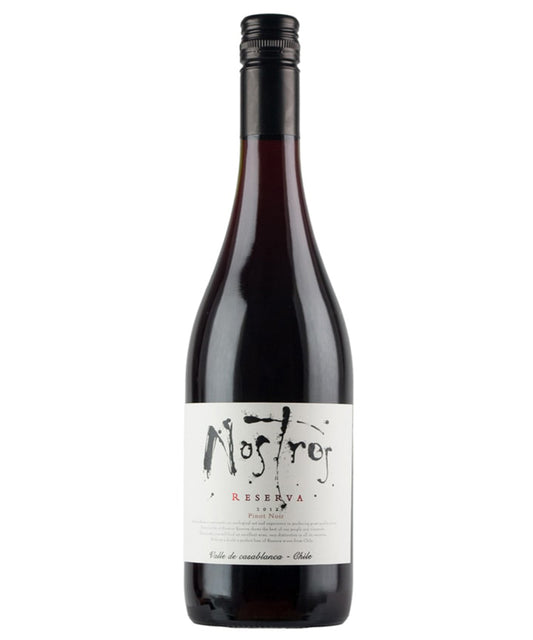 Nostros Reserva Pinot Noir 2024 red Chilean wine bottle image
