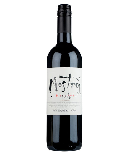 Nostros Reserva Carmenere 2024 red Chilean wine from Maipo Valley – wine bottle image
