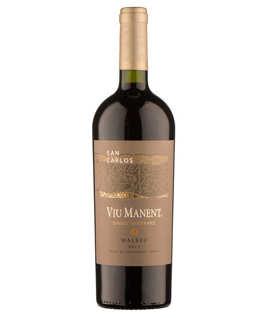 Viu Manent San Carlos Malbec 2021 red Chilean wine bottle image
