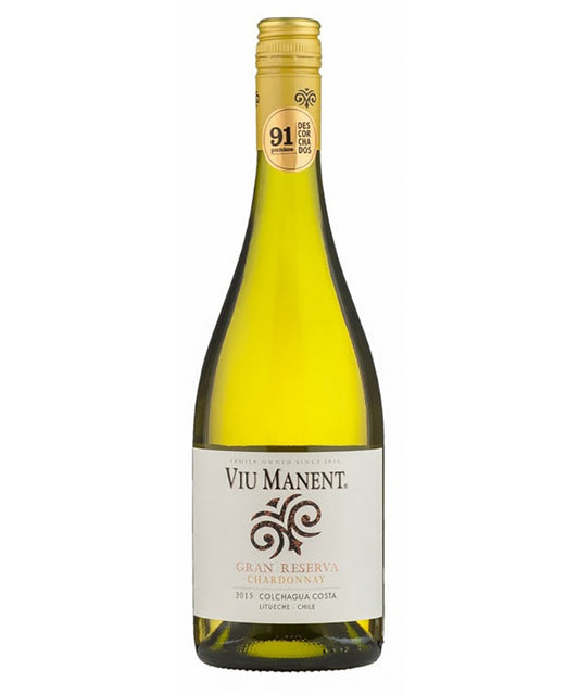 Viu Manent Gran Reserva Chardonnay 2021 Chile white wine bottle image