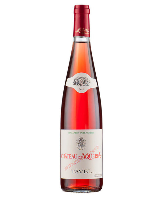 Château d'Aqueria Tavel Rose 2024 French rosé wine from Rhône – wine bottle image