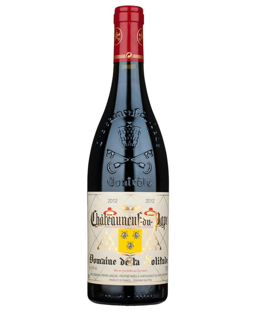Domaine de la Solitude Chateauneuf du Pape 2023 red French wine from Rhône – wine bottle image
