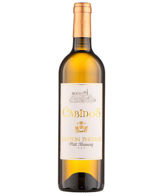 Cabidos Gaston Phoebus Petit Manseng Sec 2018 French white wine bottle image