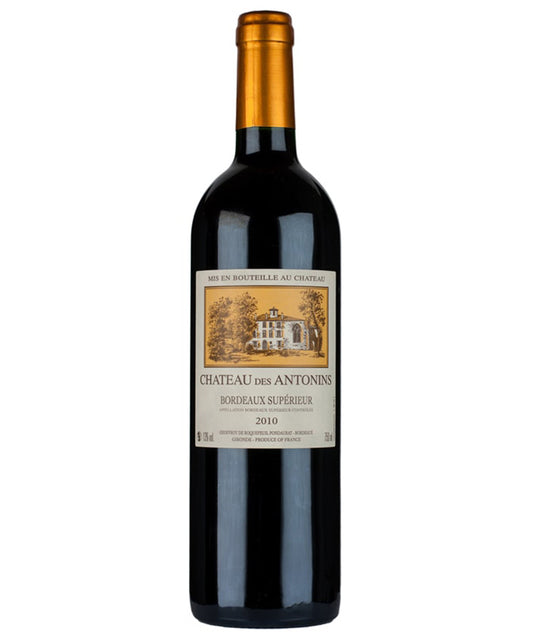 Chateau des Antonin Bordeaux Superieur 2020 red French wine bottle image