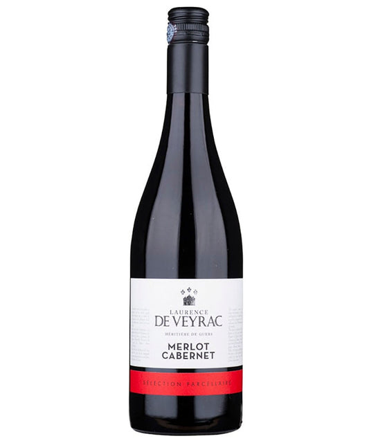 Laurence de Veyrac Merlot Cabernet 2023 French red wine bottle image