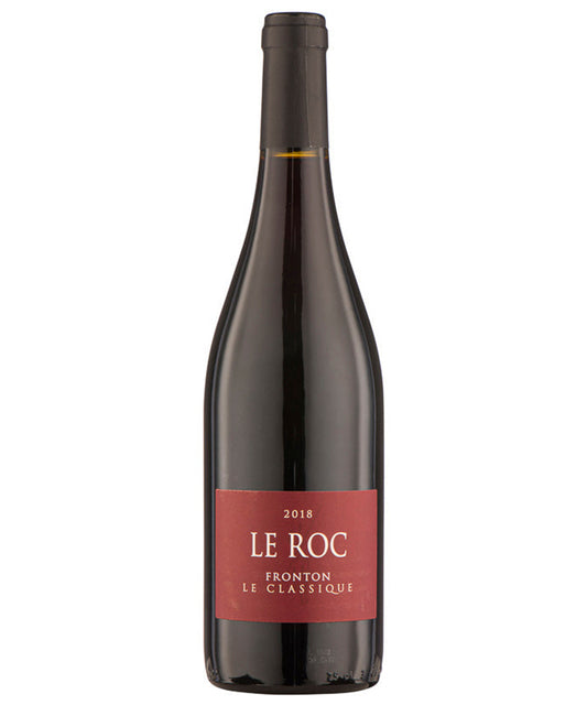 Chateau Le Roc Fronton 2022 red French wine from South West France – wine bottle image