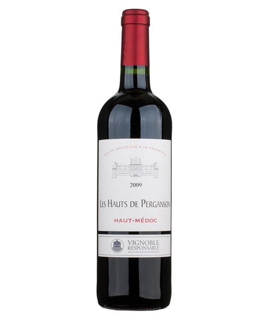 Les Hauts de Perganson Haut Medoc 2019 red French wine from Bordeaux – wine bottle image