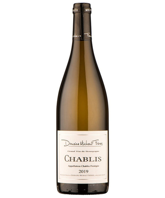 Domaine Michaut Freres Chablis 2023 white French Burgundy wine bottle image