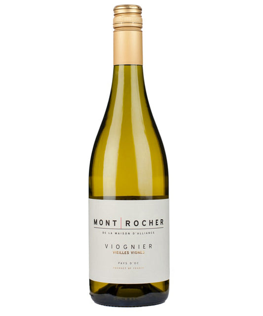 Mont Rocher Vielles Vignes Viognier IGP Pays D'Oc 2024 white French wine bottle image