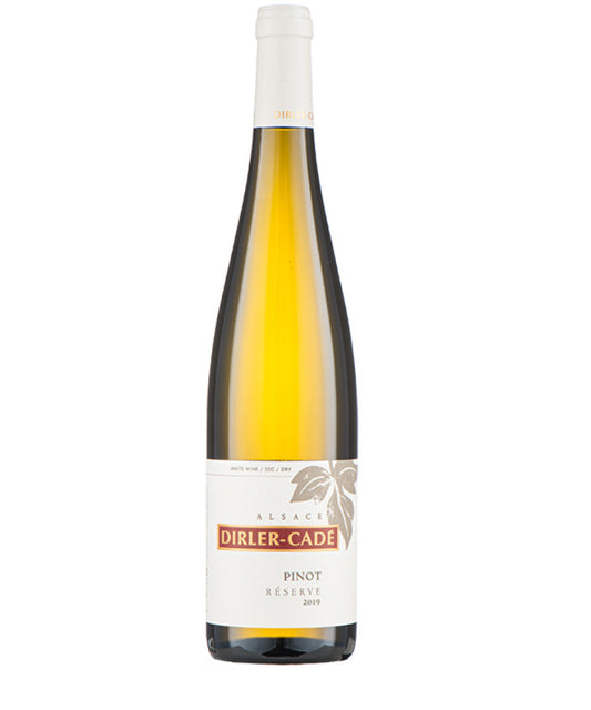 Dirler Cadé Pinot Reserve 2020 white French Alsace wine bottle image