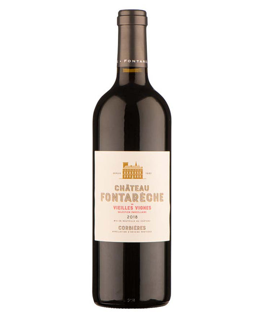 Chateau Fontareche Vielles Vignes Corbieres Rouge 2023 French red wine bottle image