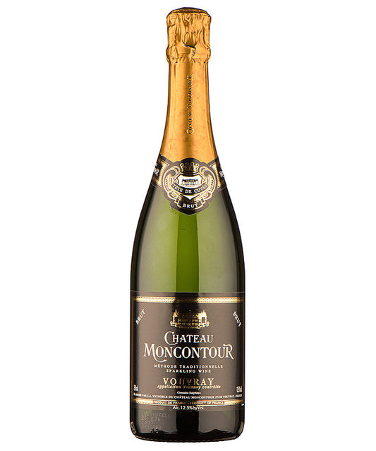 Chateau Moncontour Vouvray Brut NV French sparkling white wine – wine bottle image