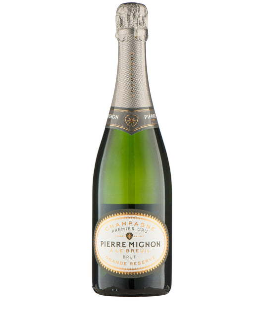 Pierre Mignon Grande Reserve Premier Cru Brut NV French sparkling wine – wine bottle image