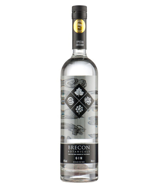 Brecon Botanicals Gin from Wales spirit bottle image