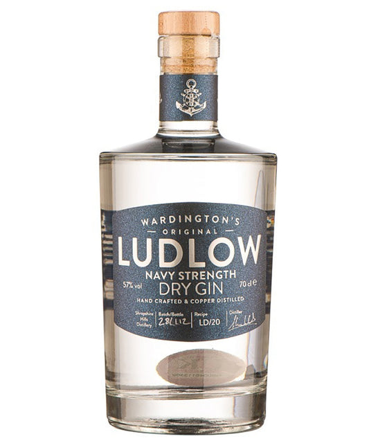 Ludlow Dry Gin Navy Strength English spirit bottle image