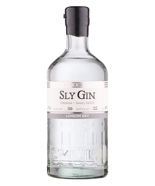 Sly Gin London Dry Gin from Herefordshire England – spirit bottle image