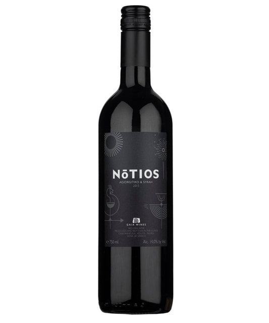 Gaia Estate Notios Red 2023 red Greek wine from Peloponnese – wine bottle image