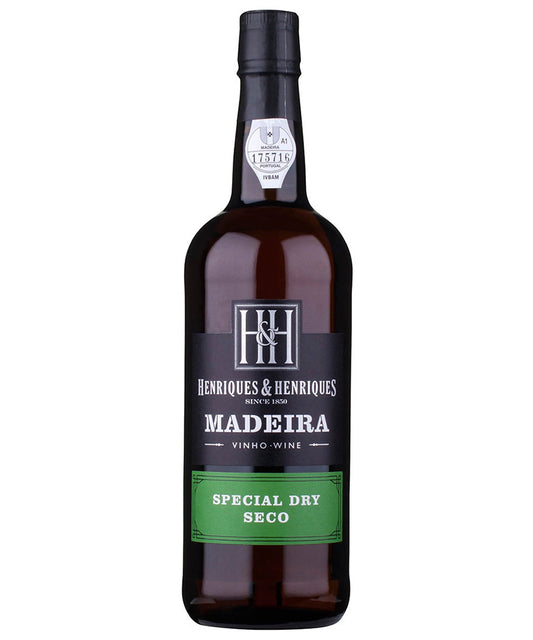 Henriques and Henriques Madeira 3 Year Old Special Dry Portuguese fortified wine bottle image