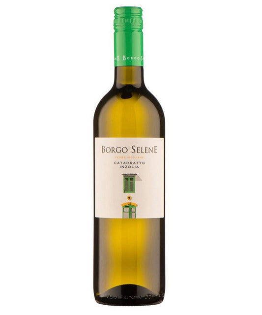 Borgo Selene Bianco 2024 Italian white wine Sicily vintage – wine bottle image