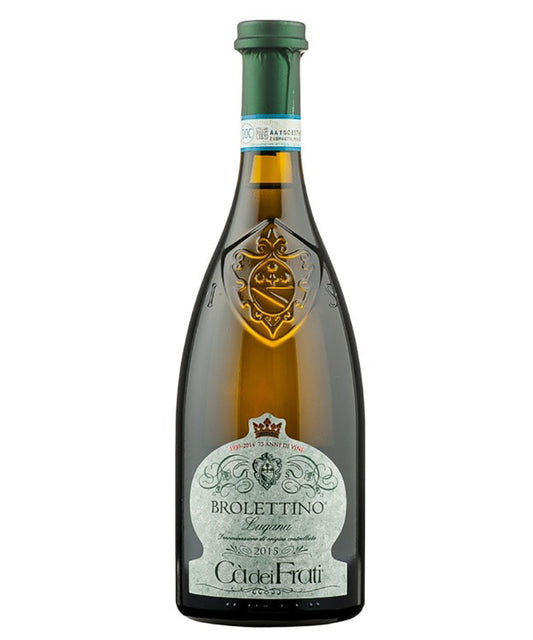Ca dei Frati Lugana Brolettino 2023 white Italian wine from Lombardy – wine bottle image