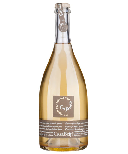 Casa Belfi Col Fondo Prosecco DOC Frizzante NV Italian sparkling white wine bottle image