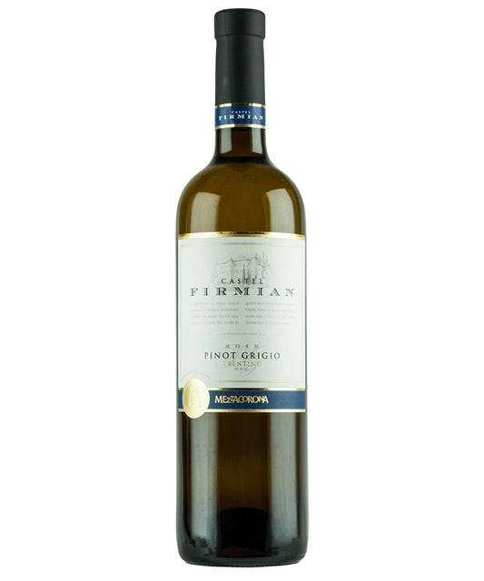 Mezzacorona Castel Firmian Pinot Grigio 2024 Italian white wine from Trentino – wine bottle image