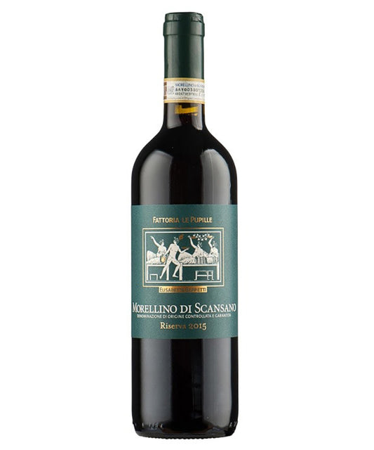 Fattoria Le Pupille Morellino di Scansano Riserva 2020 Italian red wine bottle image