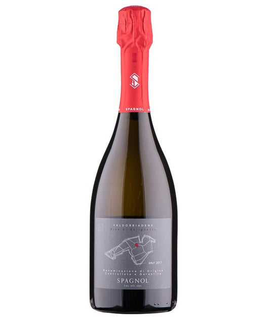 Spagnol Valdobbiadene DOCG Rive di Solighetto Brut 2022 Italian sparkling wine bottle image